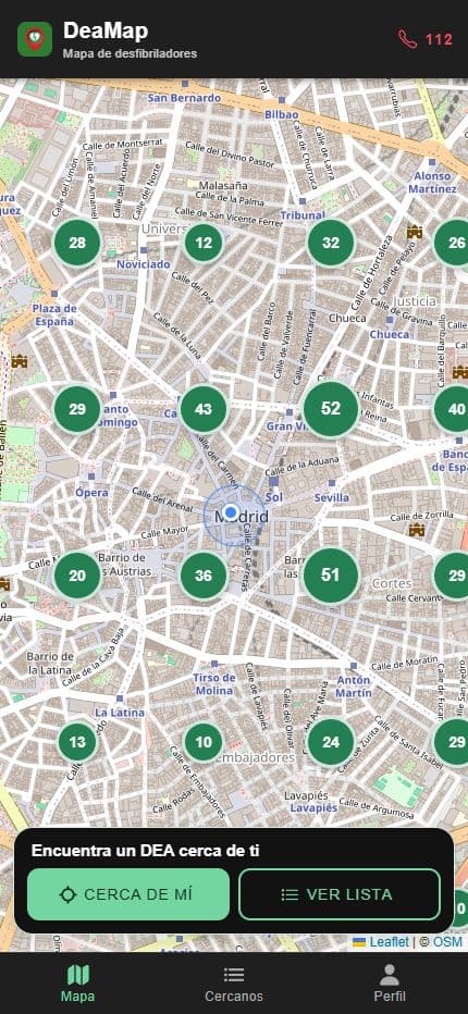 1. Explora el mapa de DEAs